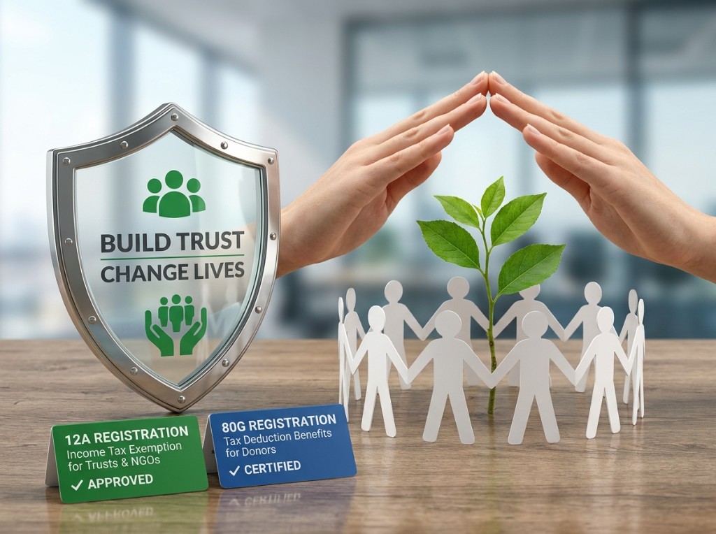 80G and 12A Registration for Trust and NGO